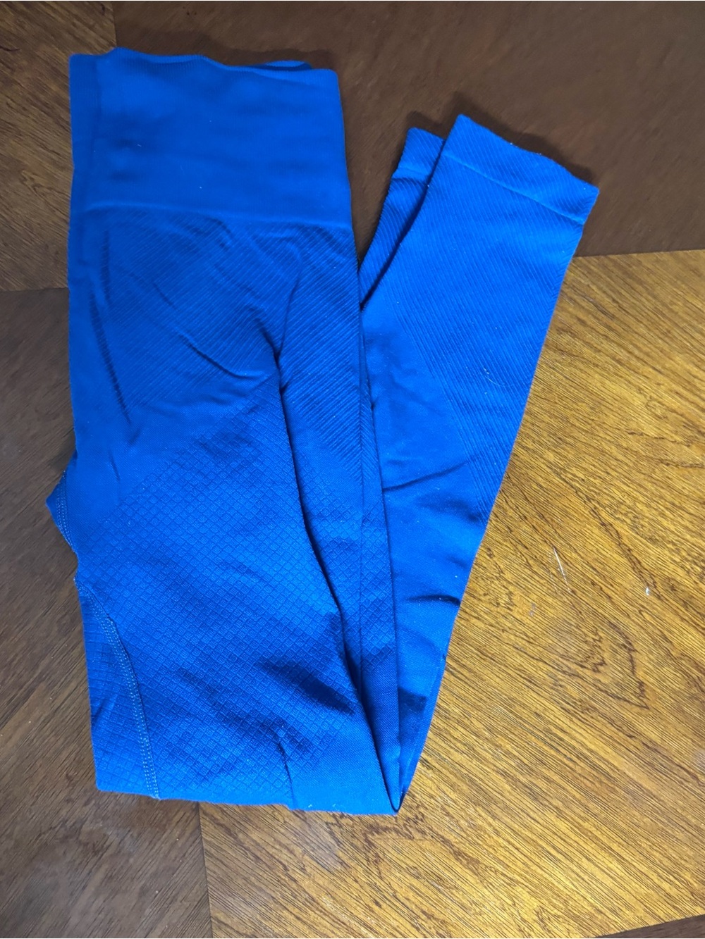 Bright Blue Seamless Active Leggings
